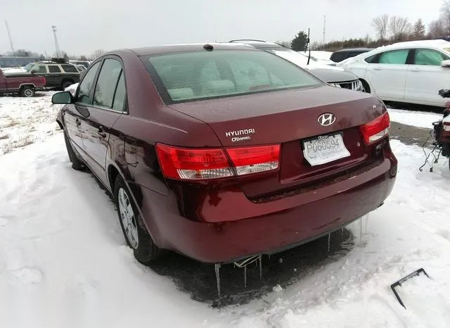 5NPET46F98H324157 2008 2008 Hyundai Sonata- Gls V6 3