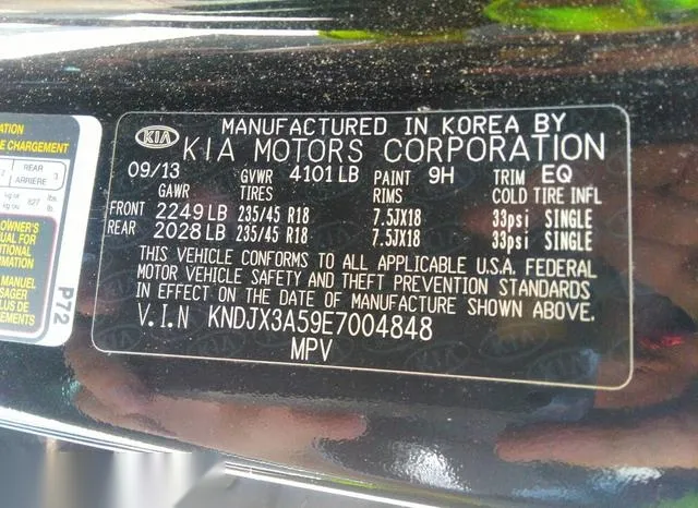 KNDJX3A59E7004848 2014 2014 KIA Soul-  9