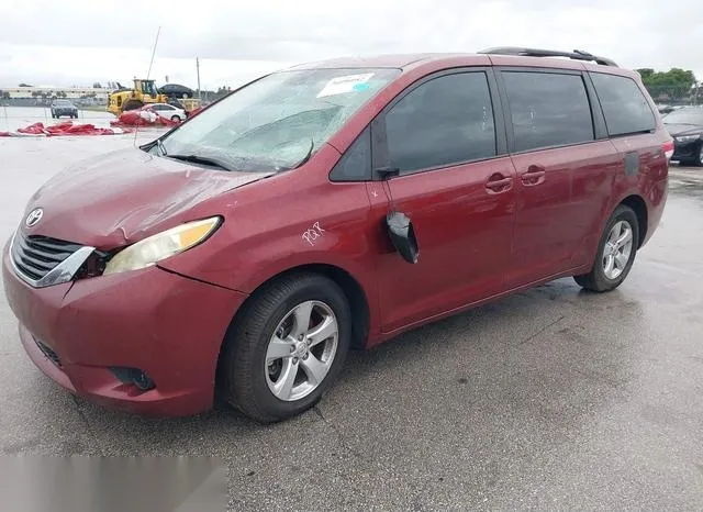 5TDKK3DC6ES447686 2014 2014 Toyota Sienna- Le V6 8 Passenger 2