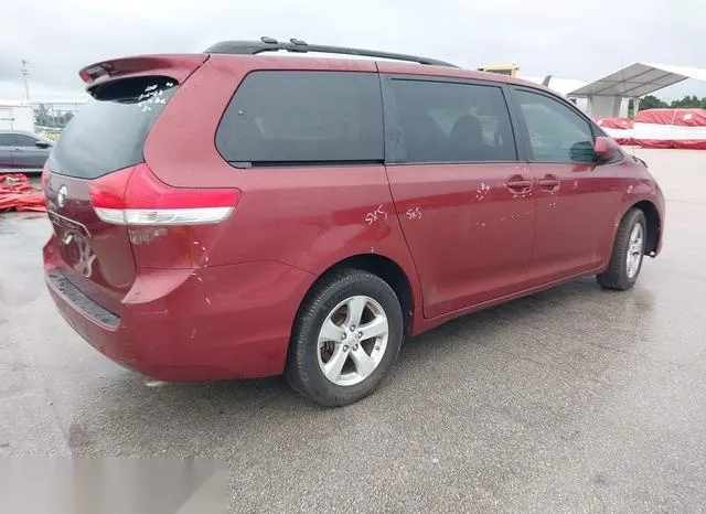 5TDKK3DC6ES447686 2014 2014 Toyota Sienna- Le V6 8 Passenger 4