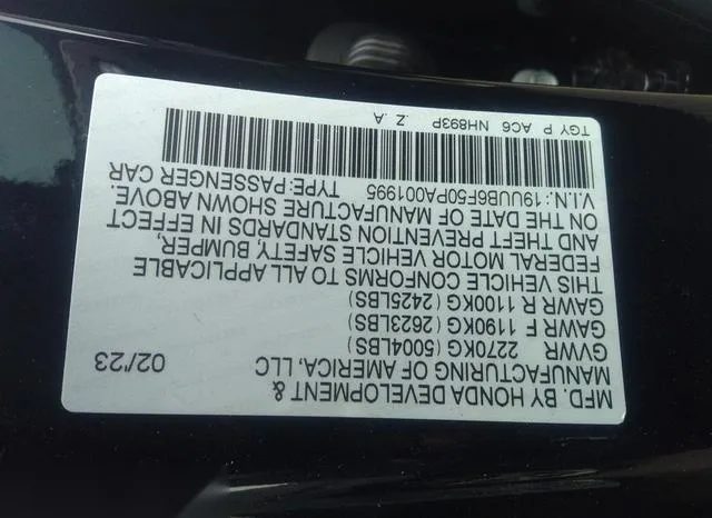 19UUB6F50PA001995 2023 2023 Acura TLX- A-Spec Package 9