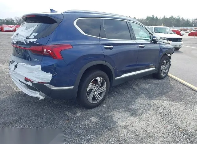 5NMS64AJ8NH376474 2022 2022 Hyundai Santa Fe- Sel 4