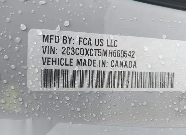 2C3CDXCT5MH660542 2021 2021 Dodge Charger- R/T Rwd 9