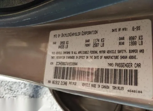 2C3HE66G7XH830044 1999 1999 Chrysler 300M 9