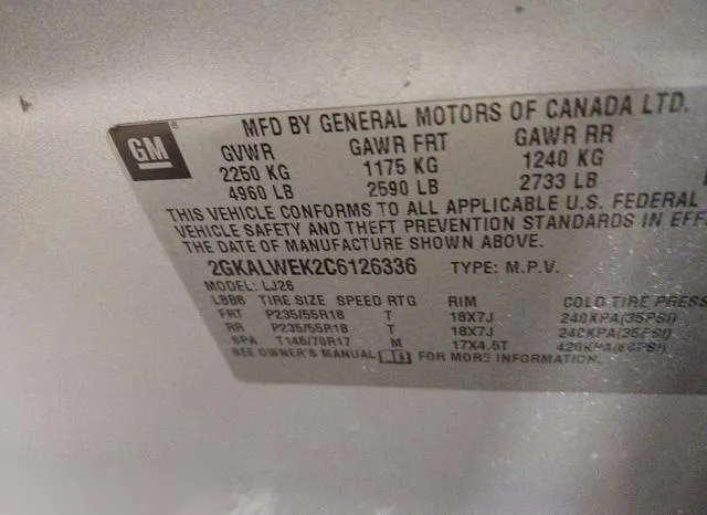 2GKALWEK2C6126336 2012 2012 GMC Terrain- Slt-2 9