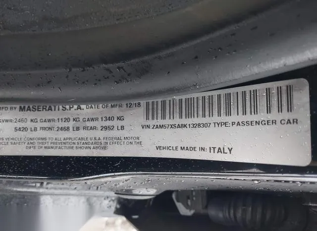 ZAM57XSA8K1328307 2019 2019 Maserati Ghibli 9