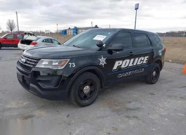 1FM5K8AR6HGE00798 2017 2017 Ford Utility Police Interceptor 2