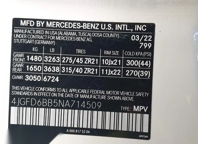 4JGFD6BB5NA714509 2022 2022 Mercedes-Benz Amg Gle 53 Coupe- 9