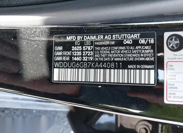 WDDUG6GB7KA440811 2019 2019 Mercedes-Benz S 450 9