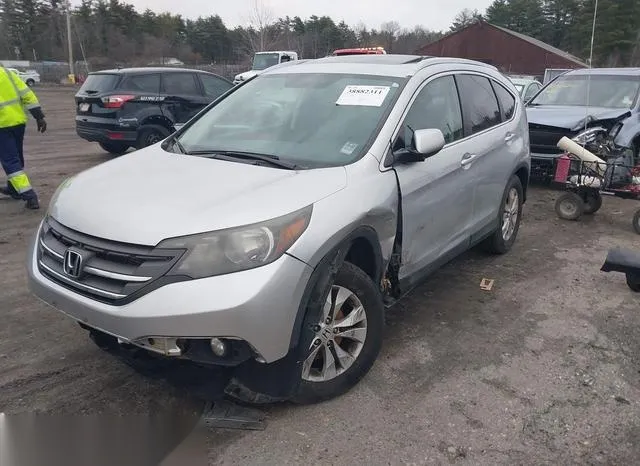 2HKRM4H77EH635554 2014 2014 Honda CR-V- Ex-L 2