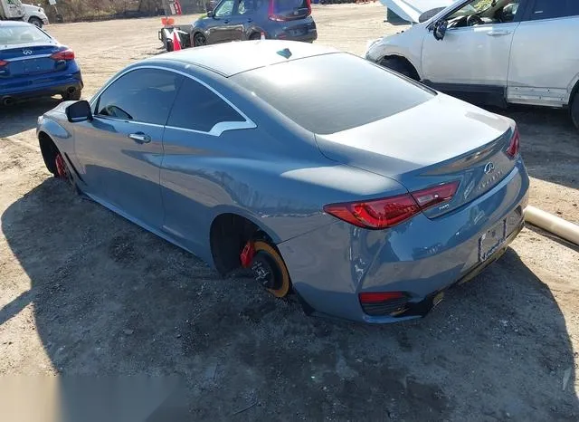 JN1FV7LLXNM681023 2022 2022 Infiniti Q60- Red Sport 400 Awd 3