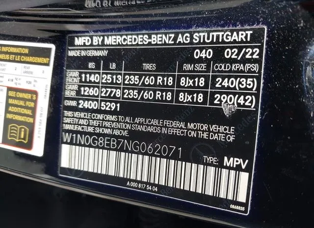 W1N0G8EB7NG062071 2022 2022 Mercedes-Benz GLC 300- 4Matic Suv 9