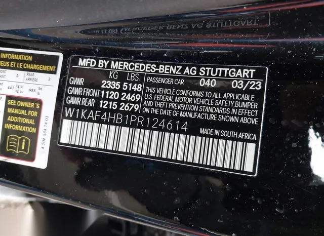 W1KAF4HB1PR124614 2023 2023 Mercedes-Benz C 300- 4Matic 9