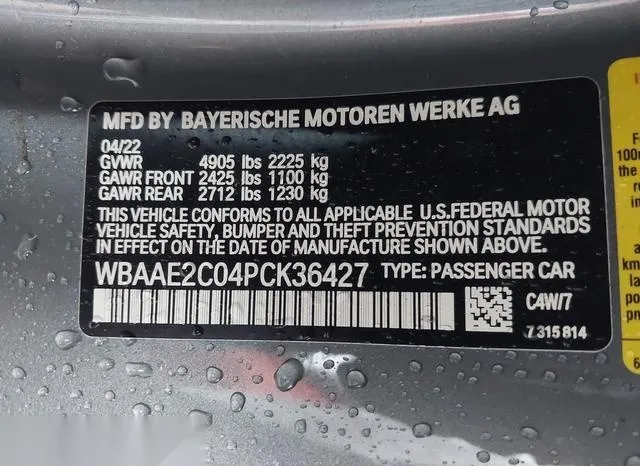 WBAAE2C04PCK36427 2023 2023 BMW 8 Series- 840 I 9