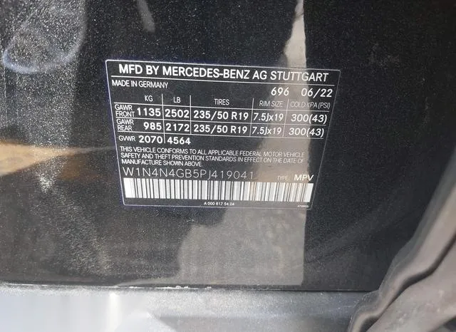 W1N4N4GB5PJ419041 2023 2023 Mercedes-Benz GLA 250 9