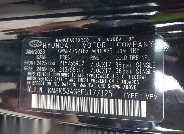 KM8K53AG6PU177125 2023 2023 Hyundai Kona- Electric Limited 9