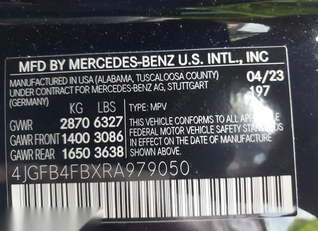 4JGFB4FBXRA979050 2024 2024 Mercedes-Benz GLE 350- 4Matic 9