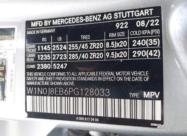 W1N0J8EB6PG128033 2023 2023 Mercedes-Benz GLC 300- 4Matic Coupe 9