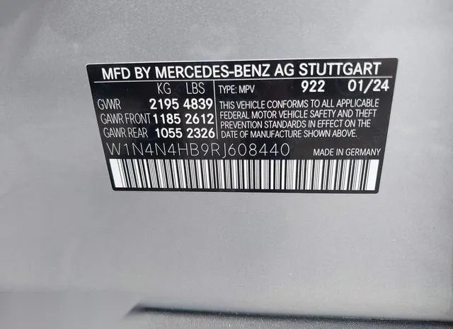 W1N4N4HB9RJ608440 2024 2024 Mercedes-Benz GLA 250- 4Matic 9