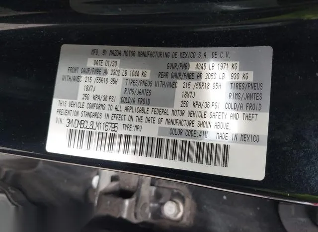 3MVDMBCL8LM116795 2020 2020 Mazda CX-30- Select Package 9