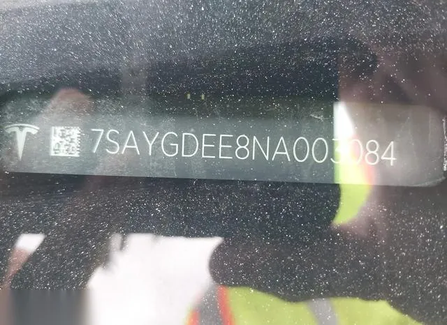 7SAYGDEE8NA003084 2022 2022 Tesla Model Y- Long Range Dual M 9