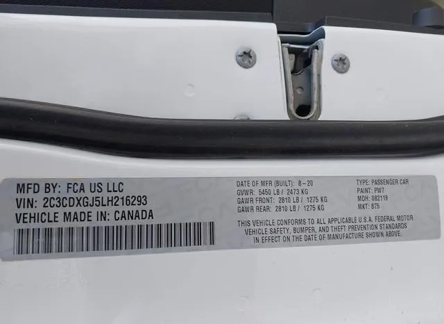 2C3CDXGJ5LH216293 2020 2020 Dodge Charger- Scat Pack Rwd 9