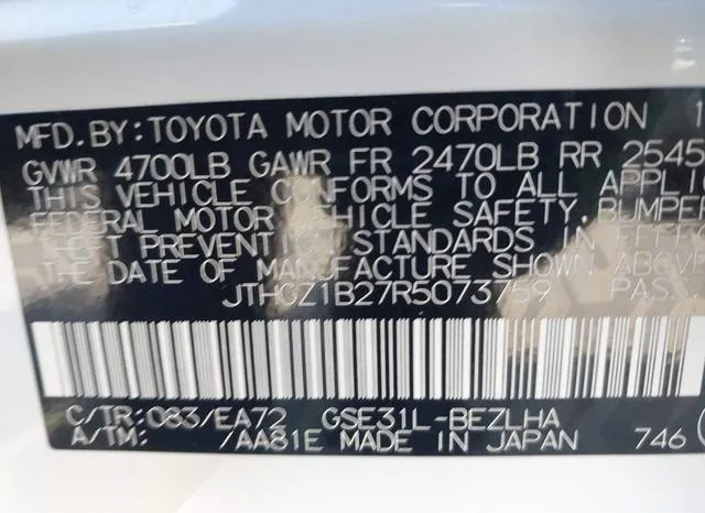 JTHGZ1B27R5073759 2024 2024 Lexus IS- 350 F Sport 9