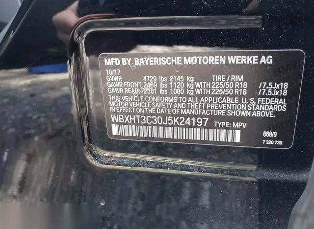 WBXHT3C30J5K24197 2018 2018 BMW X1- Xdrive28I 9