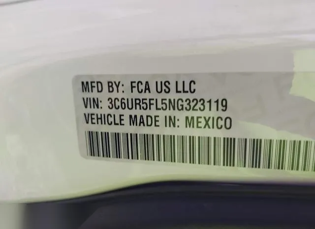 3C6UR5FL5NG323119 2022 2022 RAM 2500- Laramie  4X4 6-4 Box 9