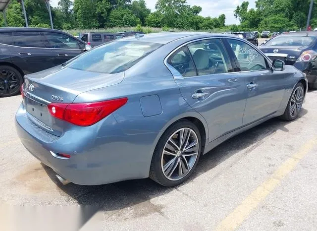 JN1BV7AR1EM698945 2014 2014 Infiniti Q50- Sport 4