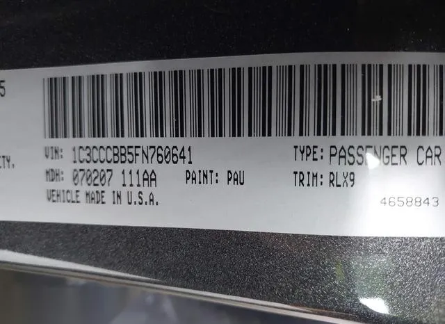 1C3CCCBB5FN760641 2015 2015 Chrysler 200- S 9