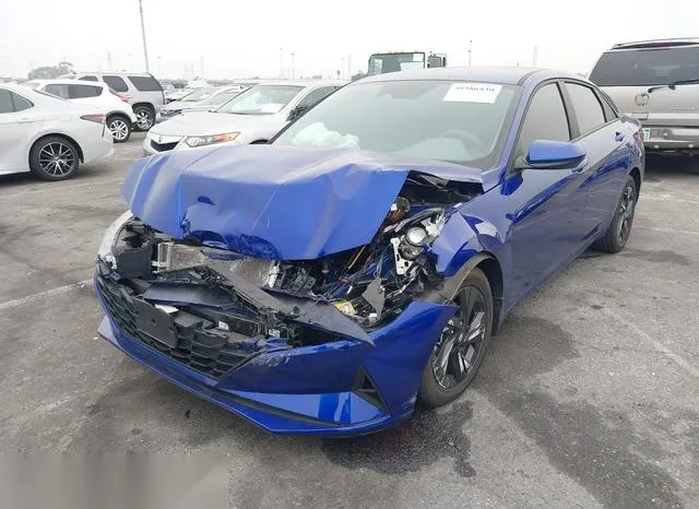 KMHLM4AJ3PU059901 2023 2023 Hyundai Elantra- Hybrid Blue 2