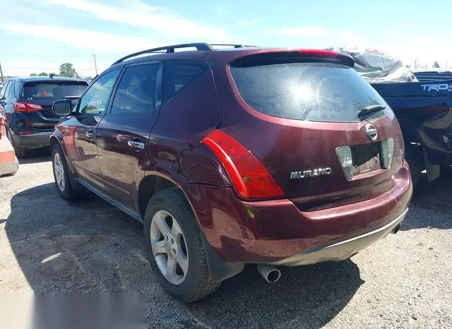 JN8AZ08T35W327817 2005 2005 Nissan Murano- SL 3