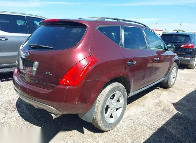 JN8AZ08T35W327817 2005 2005 Nissan Murano- SL 4