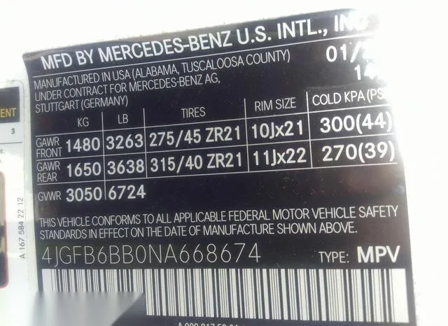 4JGFB6BB0NA668674 2022 2022 Mercedes-Benz Amg Gle 53- 4Matic 9