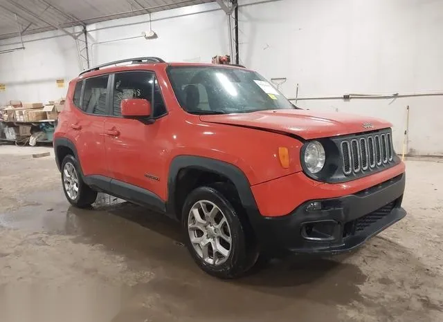 ZACCJBBB7HPG52107 2017 2017 Jeep Renegade- Latitude 4X4 1