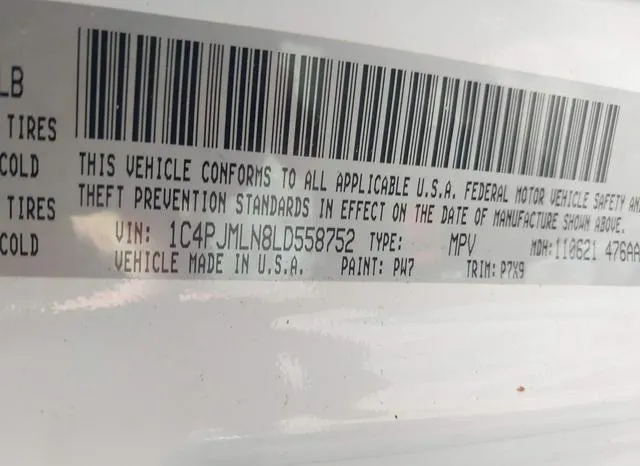 1C4PJMLN8LD558752 2020 2020 Jeep Cherokee- Altitude 4X4 9