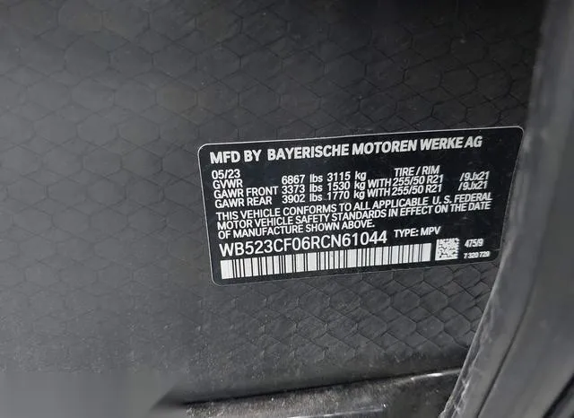 WB523CF06RCN61044 2024 2024 BMW IX- Xdrive50 9