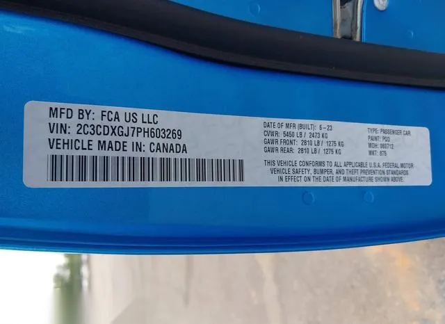 2C3CDXGJ7PH603269 2023 2023 Dodge Charger- Scat Pack 9