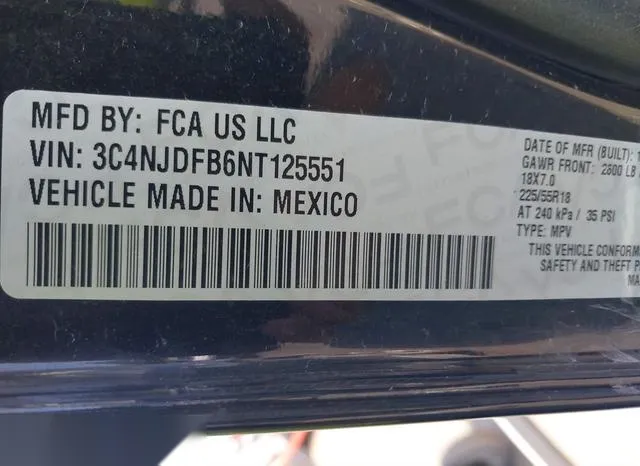 3C4NJDFB6NT125551 2022 2022 Jeep Compass- Latitude Lux 4X4 9