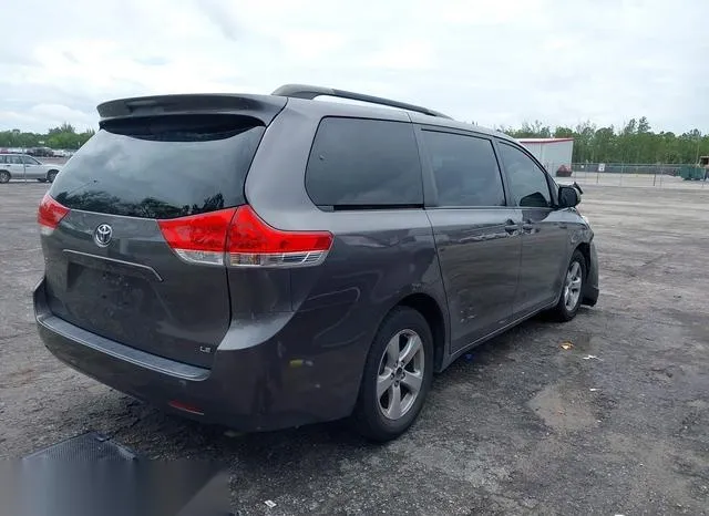 5TDKK3DC9CS262285 2012 2012 Toyota Sienna- Le V6 8 Passenger 4