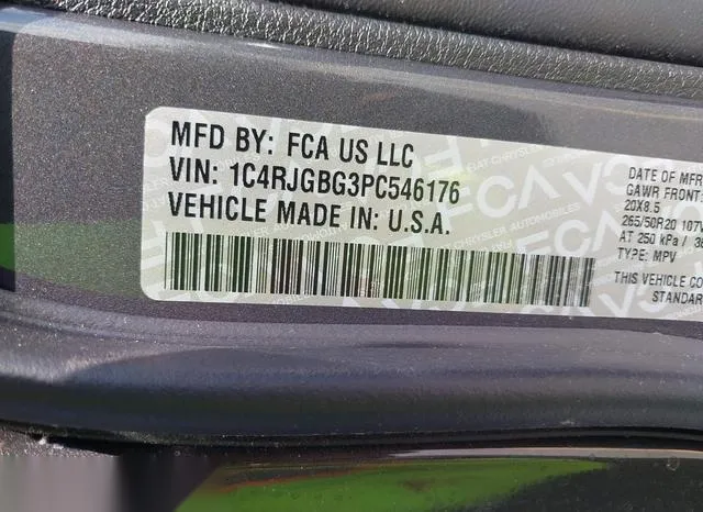 1C4RJGBG3PC546176 2023 2023 Jeep Grand Cherokee- Limited 4X2 9