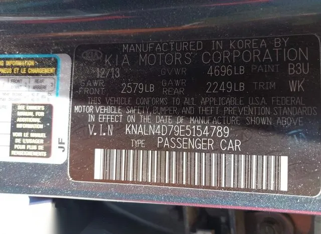 KNALN4D79E5154789 2014 2014 KIA Cadenza- Limited 9