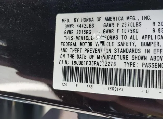 19UUB1F35FA012278 2015 2015 Acura TLX 9