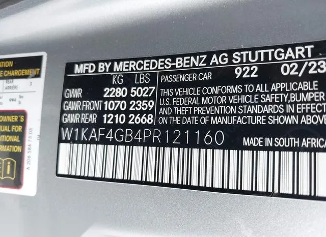 W1KAF4GB4PR121160 2023 2023 Mercedes-Benz C 300- Sedan 9