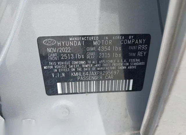 KMHL64JAXPA295697 2023 2023 Hyundai Sonata- Sel 9