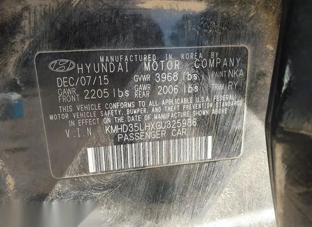 KMHD35LHXGU325986 2016 2016 Hyundai Elantra- GT 9