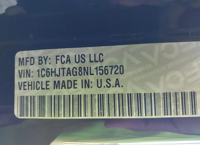 1C6HJTAG8NL156720 2022 2022 Jeep Gladiator- Altitude 4X4 9