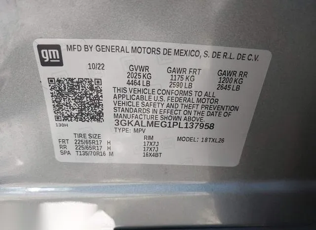 3GKALMEG1PL137958 2023 2023 GMC Terrain- Fwd Sle 9