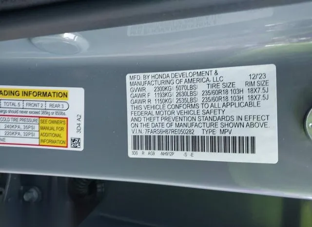 7FARS6H87RE050282 2024 2024 Honda CR-V- Hybrid Sport-L 9